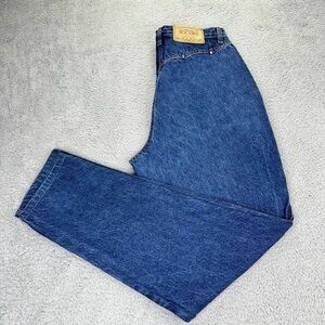 VTG Authentic Rockies Jeans Womens 15/16 Blue Denim Mom High Waisted Bareback